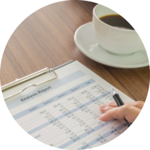 Business report and cost analysis representing tax benefits, local business tax optimization and registered office services in Hungary