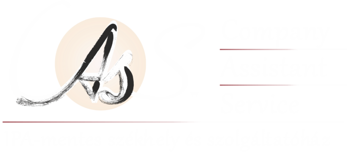 Company Assistant Service fehér logó